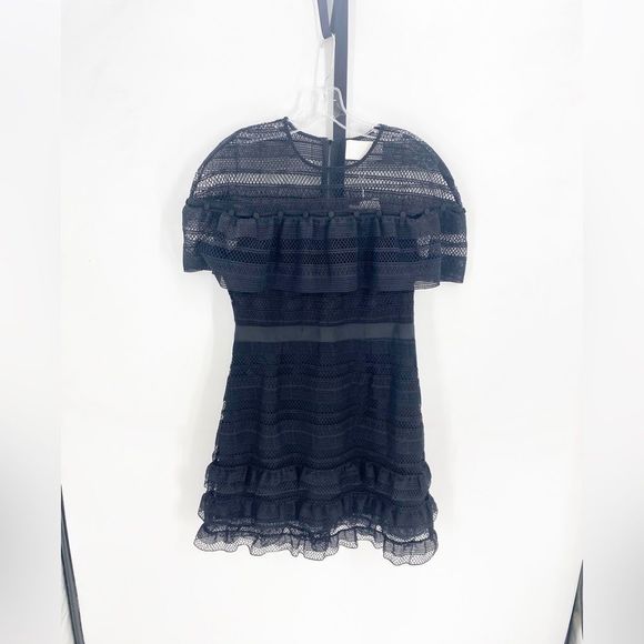 Mare Mare NWT Riza Tiered A line Ruffled Dress SzS - Picture 4 of 6